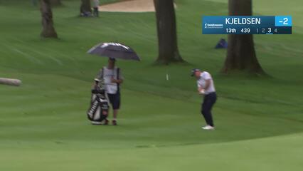 Søren Kjeldsen | Round 1 | 13th hole | Shot 3 | 2025 Kaulig Co. Championship