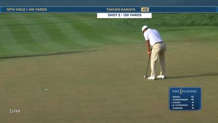 Takumi Kanaya | Round 4 | 10th hole | Shot 3 | 2026 THE PLAYERS