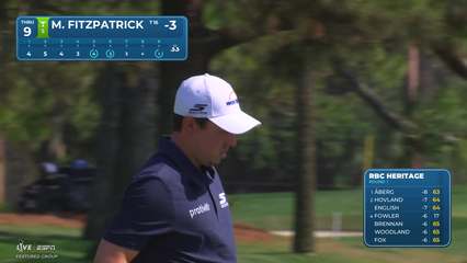 Matt Fitzpatrick | Round 1 | 9th hole | Shot 3 | 2026 RBC Heritage