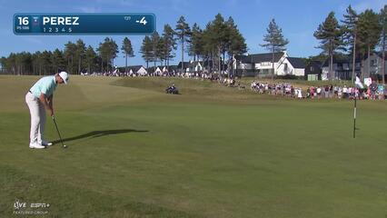 Victor Perez | Round 3 | 16th hole | Shot 4 | 2025 Genesis Scottish Open