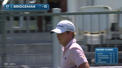 Jacob Bridgeman | Round 4 | 17th hole | Shot 3 | 2025 Rocket Classic