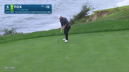 Ryan Fox | Round 4 | 5th hole | Shot 4 | 2026 AT&T Pebble Beach