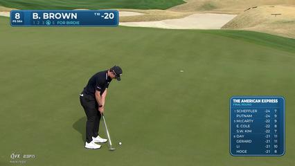 Blades Brown | Round 4 | 8th hole | Shot 5 | 2026 The American Express