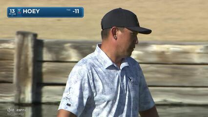 Rico Hoey | Round 4 | 13th hole | Shot 3 | 2025 The American Express