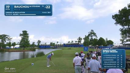 Zach Bauchou | Round 3 | 17th hole | Shot 1 | 2026 Zurich Classic