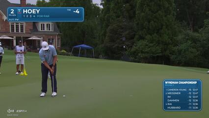 Rico Hoey | Round 3 | 2nd hole | Shot 4 | 2025 Wyndham