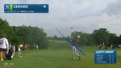 Ryan Gerard | Round 3 | 10th hole | Shot 1 | 2026 the Memorial