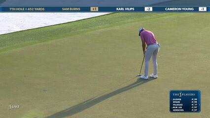 Sam Burns | Round 1 | 7th hole | Shot 5 | 2025 THE PLAYERS