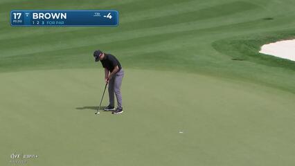 Blades Brown | Round 2 | 17th hole | Shot 3 | 2025 Mexico Open