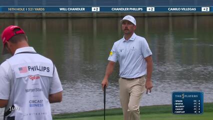 Chandler Phillips | Round 4 | 16th hole | Shot 5 | 2025 THE PLAYERS