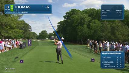 Justin Thomas | Round 2 | 8th hole | Shot 1 | 2026 Truist Championship