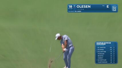 Thorbjørn Olesen | Round 4 | 18th hole | Shot 2 | 2025 Charles Schwab