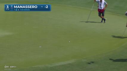 Matteo Manassero | Round 1 | 3rd hole | Shot 2 | 2025 Valero