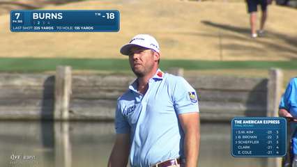 Sam Burns | Round 4 | 7th hole | Shot 2 | 2026 The American Express
