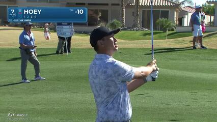 Rico Hoey | Round 4 | 7th hole | Shot 2 | 2025 The American Express