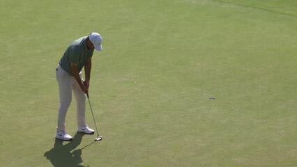 Scottie Scheffler | Round 3 | 9th hole | Shot 4 | 2025 Travelers