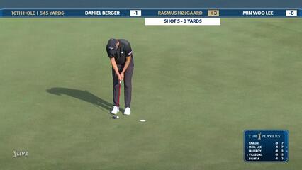 Rasmus Hojgaard | Round 2 | 16th hole | Shot 4 | 2025 THE PLAYERS