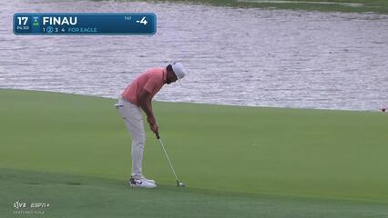 Tony Finau | Round 3 | 17th hole | Shot 3 | 2025 Houston Open