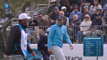 Jordan Spieth | Round 3 | 16th hole | Shot 4 | 2026 AT&T Pebble Beach