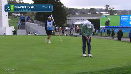 Robert MacIntyre | Round 4 | 3rd hole | Shot 5 | 2026 AT&T Pebble Beach