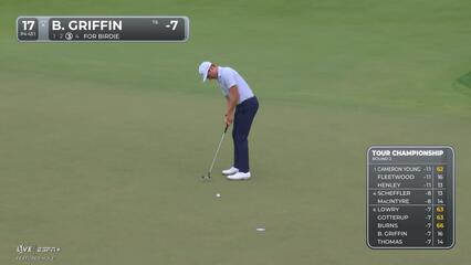 Ben Griffin | Round 2 | 17th hole | Shot 4 | 2025 TOUR Championship
