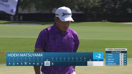 Hideki Matsuyama | Round 1 | 10th hole | Shot 4 | 2026 Cadillac