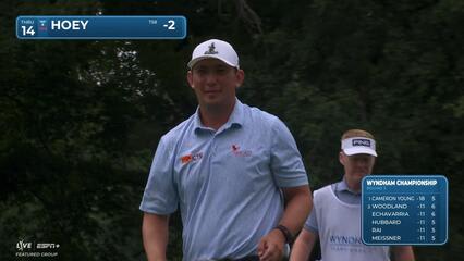 Rico Hoey | Round 3 | 14th hole | Shot 5 | 2025 Wyndham