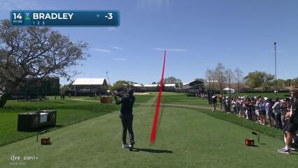 Keegan Bradley | Round 1 | 14th hole | Shot 1 | 2025 Arnold Palmer