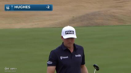 Mackenzie Hughes | Round 1 | 16th hole | Shot 5 | 2025 The American Express