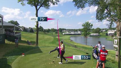 Austin Eckroat | Round 2 | 17th hole | Shot 1 | 2025 Travelers