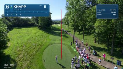 Jake Knapp | Round 1 | 14th hole | Shot 1 | 2025 John Deere