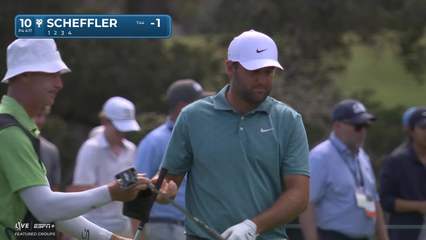 Scottie Scheffler | Round 1 | 10th hole | Shot 2 | 2025 Procore