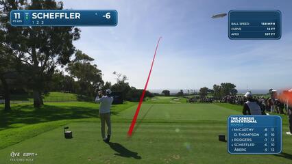 Scottie Scheffler | Round 3 | 11th hole | Shot 1 | 2025 Genesis