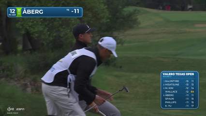 Ludvig Åberg | Round 3 | 12th hole | Shot 3 | 2026 Valero