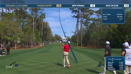 Thomas Detry | Round 2 | 8th hole | Shot 1 | 2025 THE PLAYERS