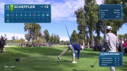 Scottie Scheffler | Round 2 | 11th hole | Shot 1 | 2026 The Genesis