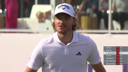 Rasmus Højgaard | Round 3 | 17th hole | Shot 3 | 2025 WM Phoenix Open