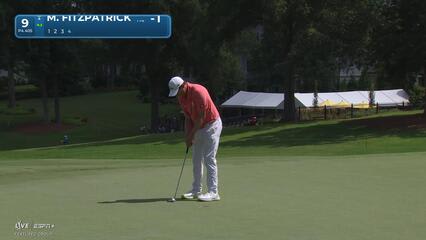 Matt Fitzpatrick | Round 1 | 9th hole | Shot 4 | 2025 Wyndham