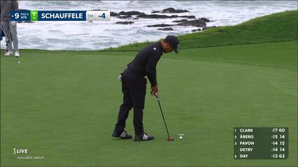 Xander Schauffele | 2024 AT&T Pebble Beach | Round 3 | 9th hole | Shot 4