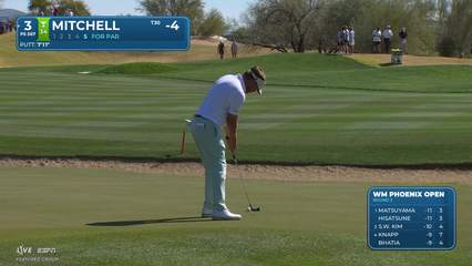 Keith Mitchell | Round 3 | 3rd hole | Shot 5 | 2026 WM Phoenix Open