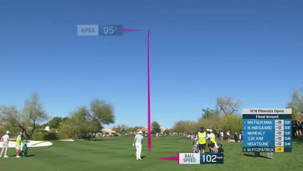 Matt Fitzpatrick | Round 4 | 1st hole | Shot 2 | 2026 WM Phoenix Open
