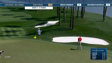 Tony Finau | Round 1 | 6th hole | Shot 4 | 2025 THE PLAYERS