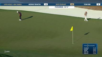 Nick Dunlap | Round 1 | 14th hole | Shot 4 | 2025 THE PLAYERS