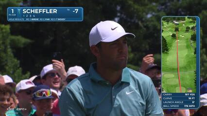 Scottie Scheffler | Round 4 | 1st hole | Shot 1 | 2025 Travelers