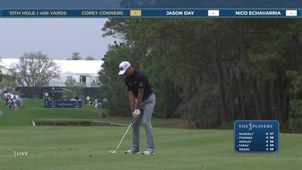 Corey Conners | Round 1 | 10th hole | Shot 2 | 2026 THE PLAYERS