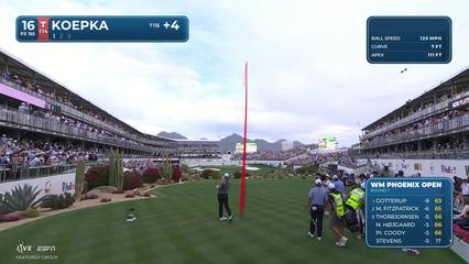 Brooks Koepka | Round 1 | 16th hole | Shot 1 | 2026 WM Phoenix Open