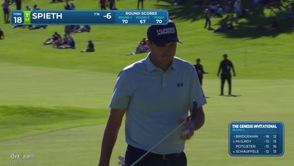 Jordan Spieth | Round 3 | 18th hole | Shot 3 | 2026 The Genesis
