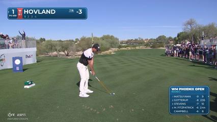 Viktor Hovland | Round 2 | 1st hole | Shot 1 | 2026 WM Phoenix Open