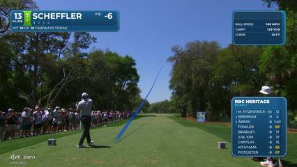Scottie Scheffler | Round 2 | 13th hole | Shot 1 | 2026 RBC Heritage