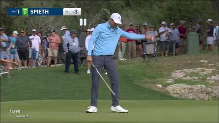 Jordan Spieth | 2024 Valero | Round 4 | 1st hole | Shot 4